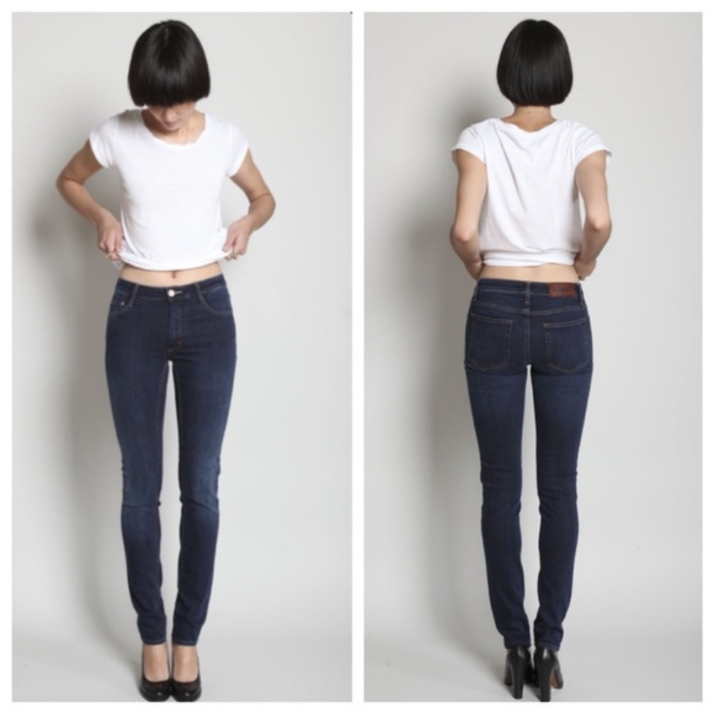 Acne denim true blue Flex size 26/32 Mid rise